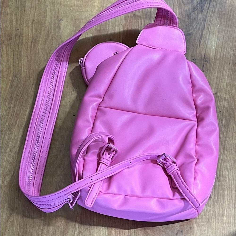 Steve Madden Pink Padded Backpack with Coin Pouch - Picture 6 of 13
